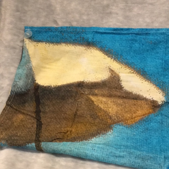 Beach Umbrellas Designer Kitchen Towel NWT Cotton India 26” X 21” - Picture 6 of 16